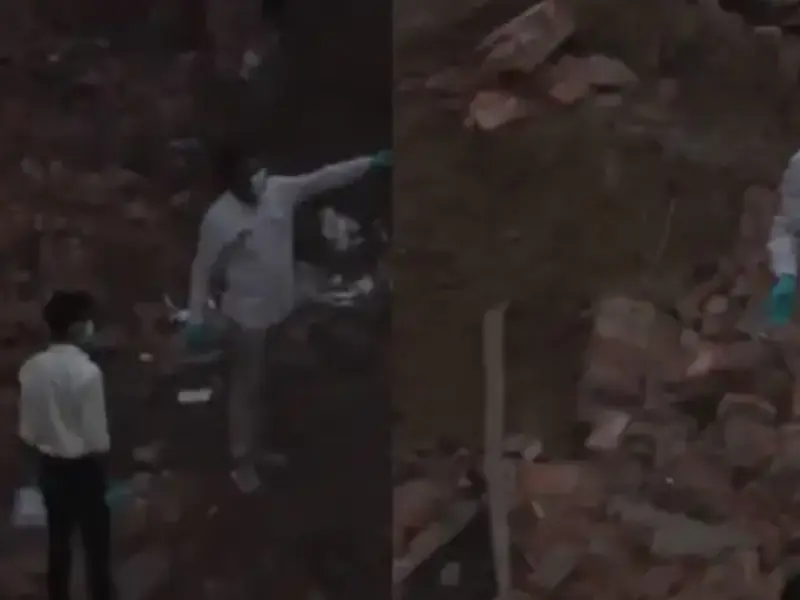 Screenshot 2025 05 17 at 8.06.06 PM Big Accident in Delhi Paharganj. 2 Deaths Confirmed. 3 Still Under Debris.